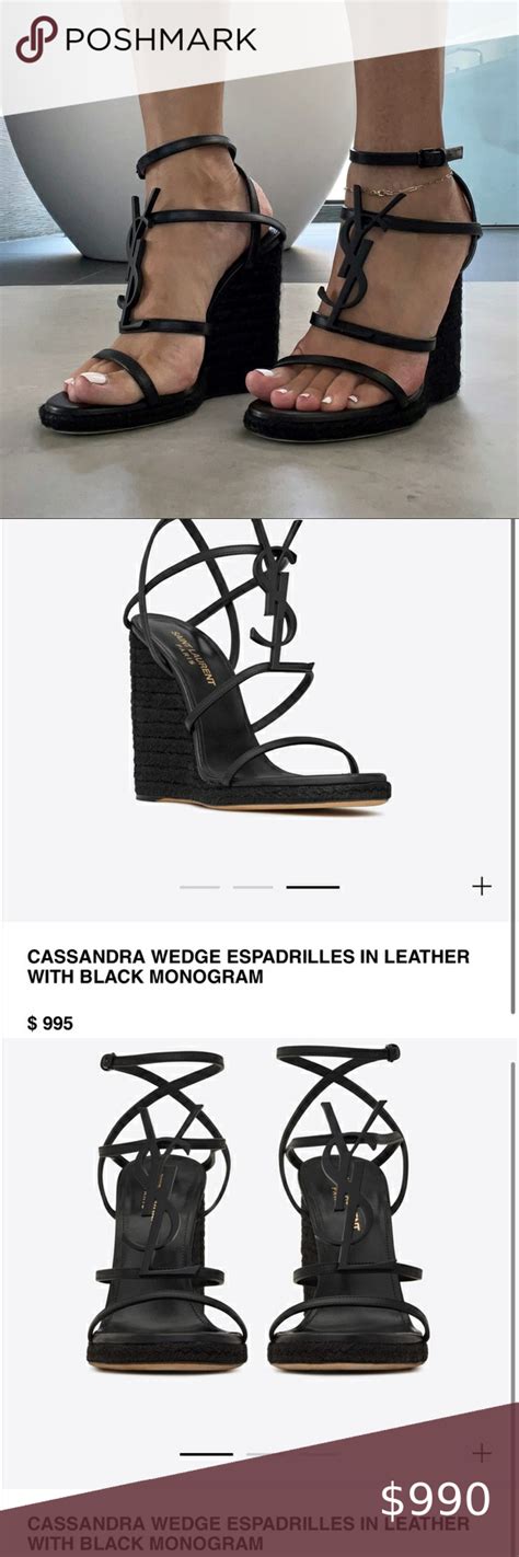 ysl cassandra wedge